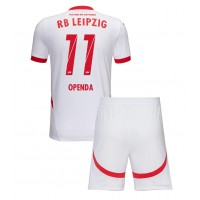 Maglia Calcio RB Leipzig Lois Openda #11 Prima Divisa Bambino 2024-25 Manica Corta (+ pantaloncini)